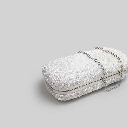 Bridal Wedding Trendy Pearl Senior Clutch Bag - Harmony Gallery