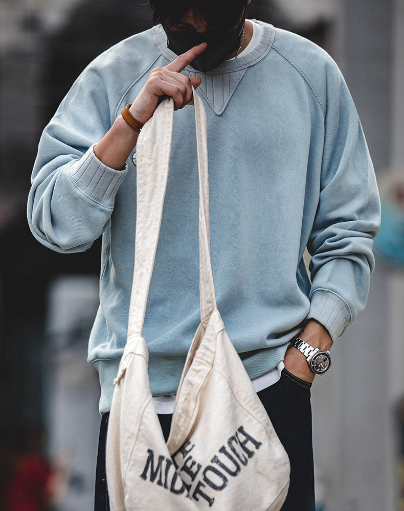 Retro Oversize Hooded Loose Vintage Men's Sweater - Harmony Gallery