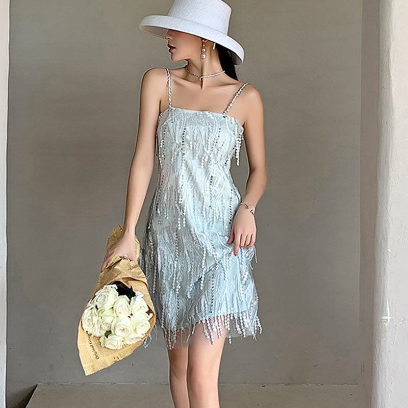 Luxury Ladies Banquet High-End White Birthday Women's Dress - Harmony Gallery