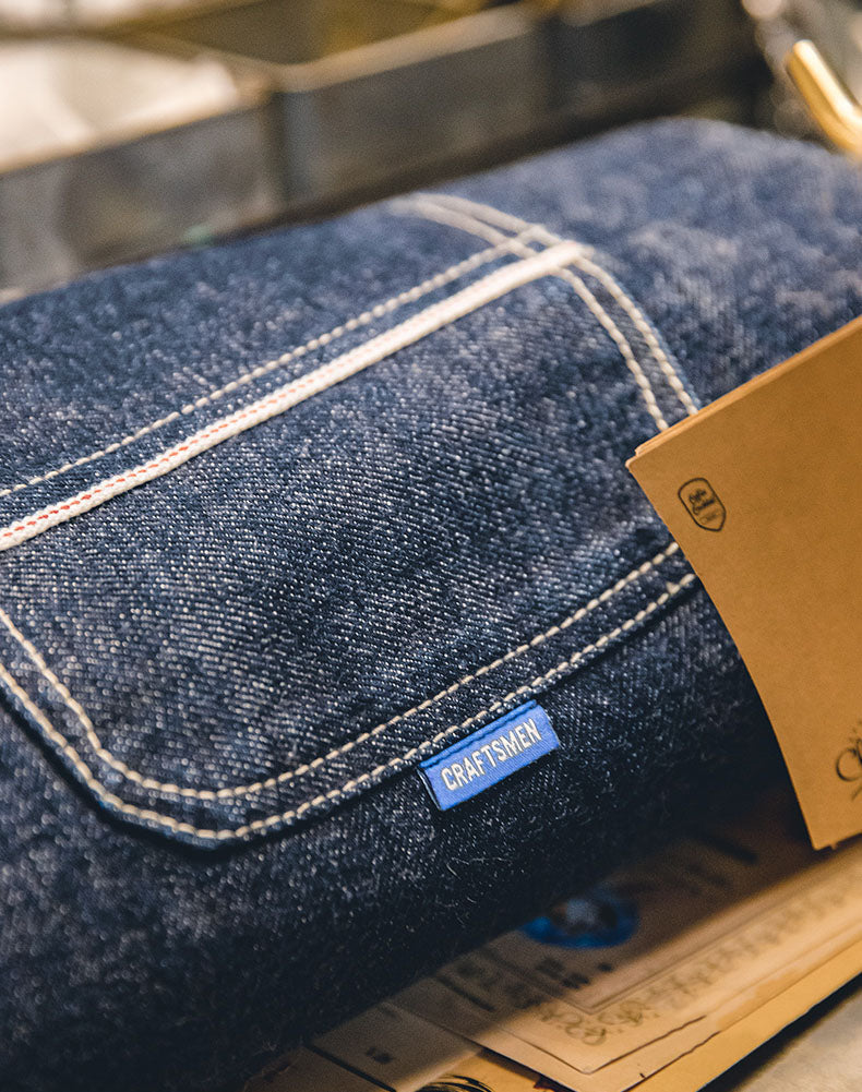 Tooling Retro Washed Loose Straight Long Men's Jeans - Harmony Gallery