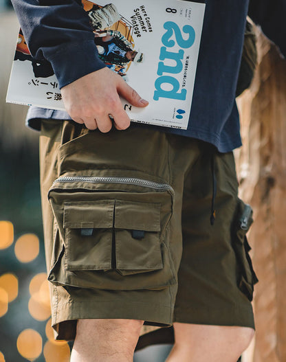 American Mountain Multi-Pocket Functional All-Match Men's Shorts - Harmony Gallery