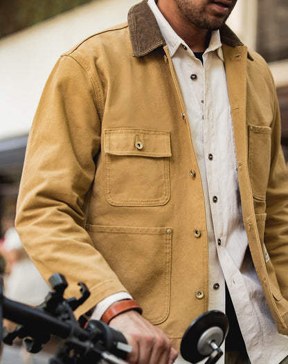 American Retro Heavy Michigan Canvas Multi-Pocket Men's Coat - Harmony Gallery
