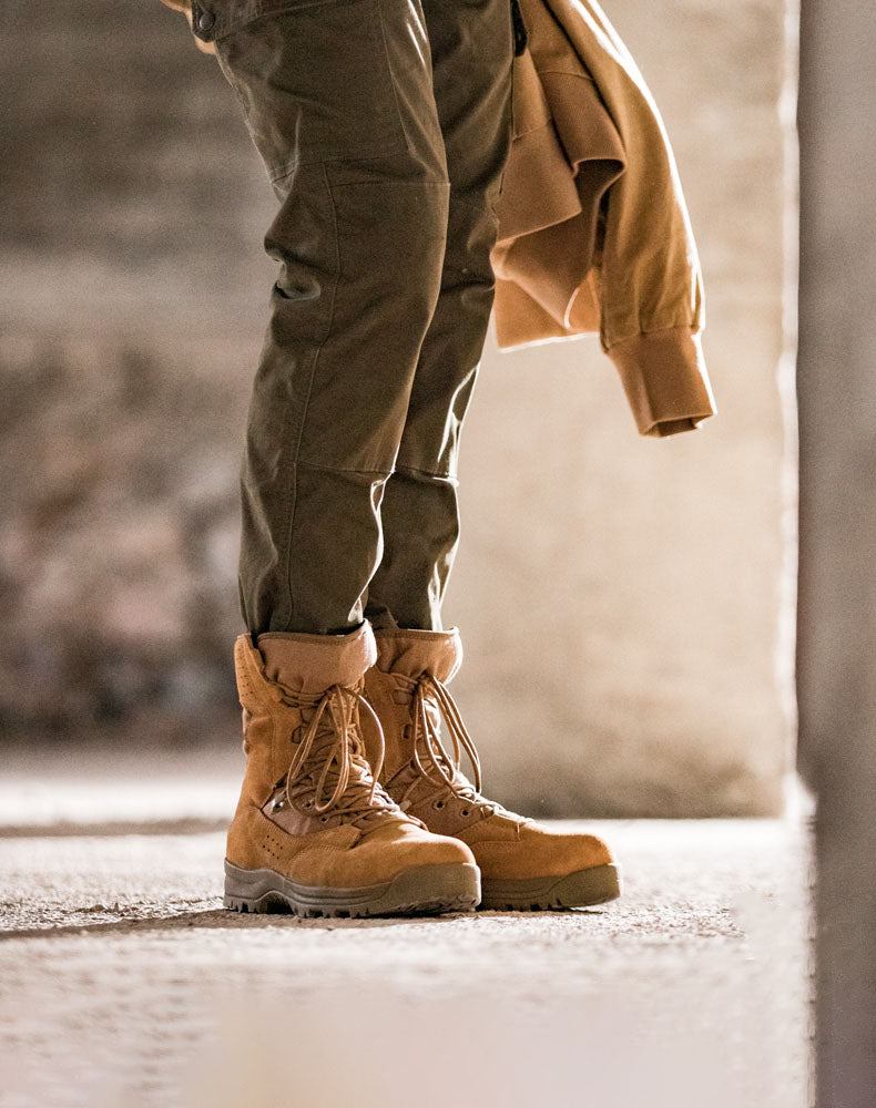 Desert Leather British High-Top Tactical Wolf Outdoor Men's Boot - Harmony Gallery