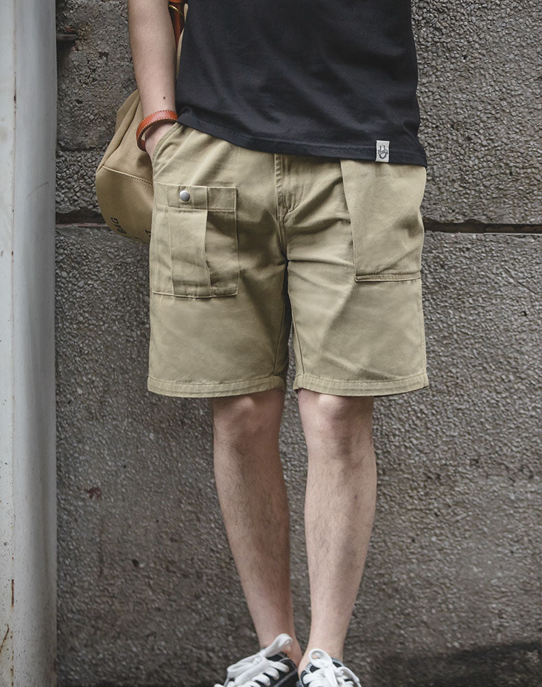 American Retro P37 Large Pocket Casual Straight Men's Shorts - Harmony Gallery