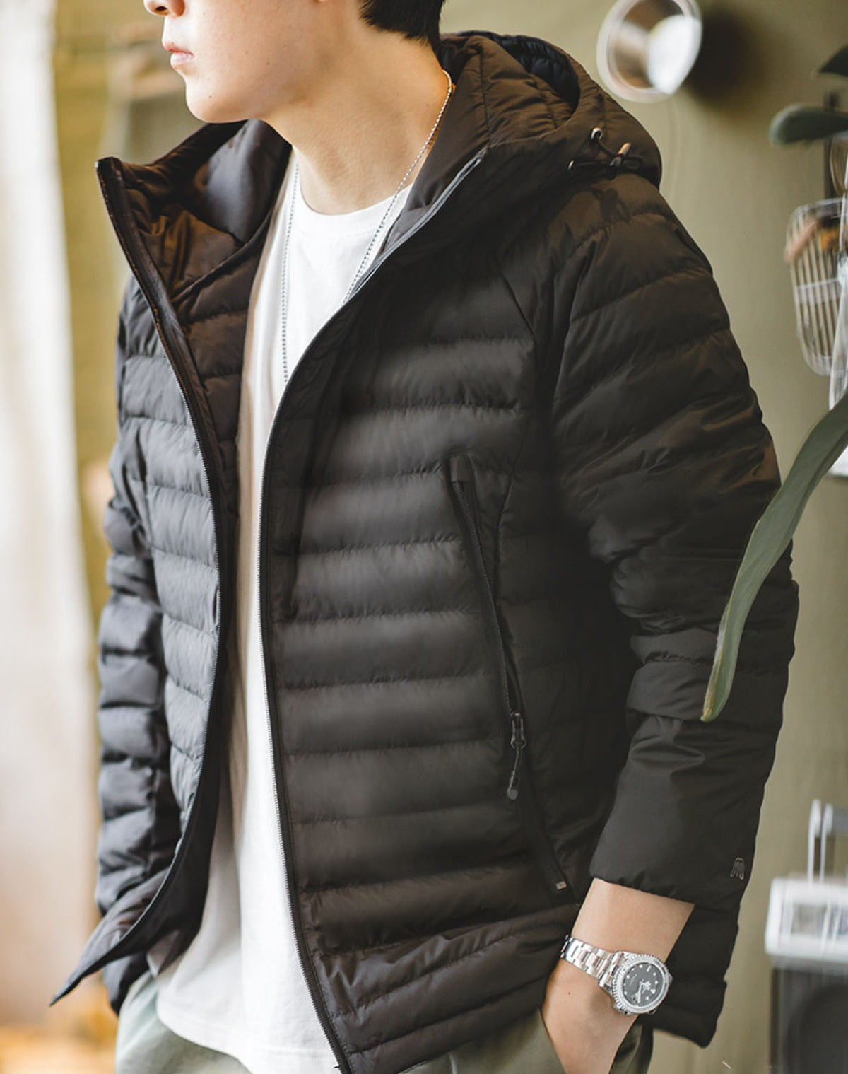 Mountain Duck Winter Light Hooded Warm Men's Jacket - Harmony Gallery