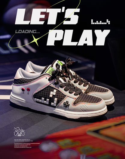 Tetris Game Board Design Sense Lovers Unisex Casual Shoes - Harmony Gallery