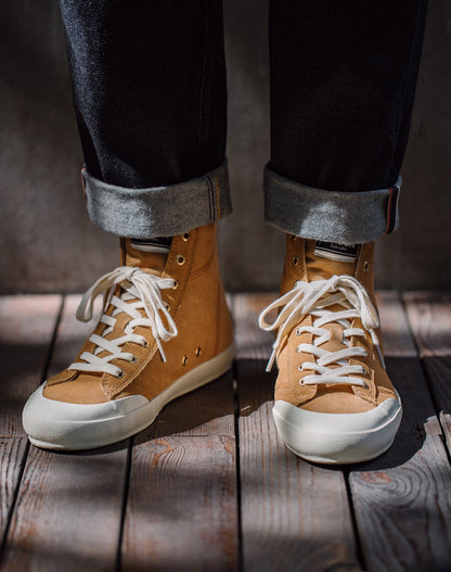 Classic High-Top Suede All-Match Casual Unisex Canvas Shoes - Harmony Gallery