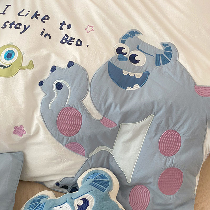 James P. Sullivan, Monsters University Washed Cotton Four-Piece Bed Set - Harmony Gallery