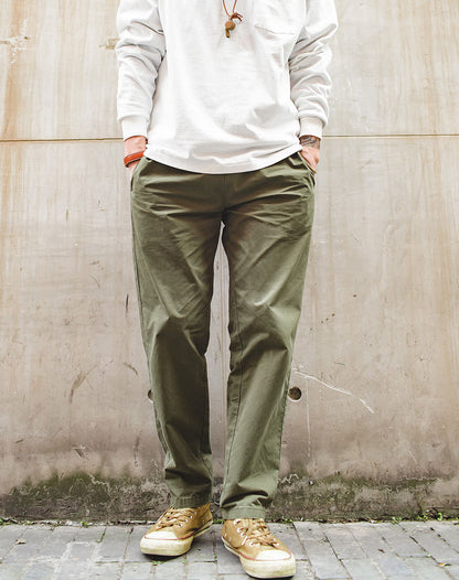 Tooling American Retro Black Straight Casual Men's Trousers - Harmony Gallery