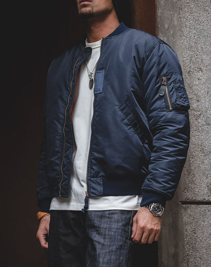 American Air Force MA1 Bomber Baseball Men's Jacket - Harmony Gallery
