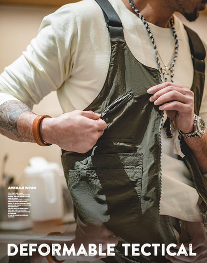 Tooling Dual-Purpose Outdoor Vest Function Men's Shoulder Bag - Harmony Gallery