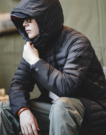 Mountain Duck Winter Light Hooded Warm Men's Jacket - Harmony Gallery