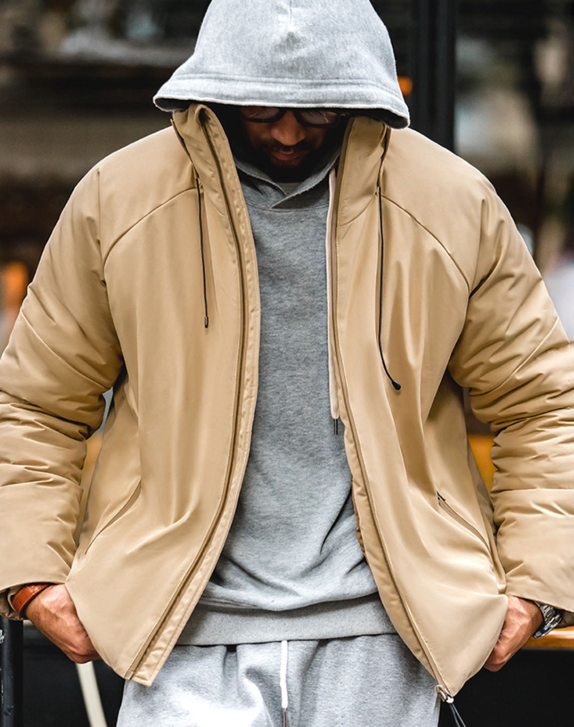 American Casual Warm And Cold-Proof Cotton Men's Coat - Harmony Gallery