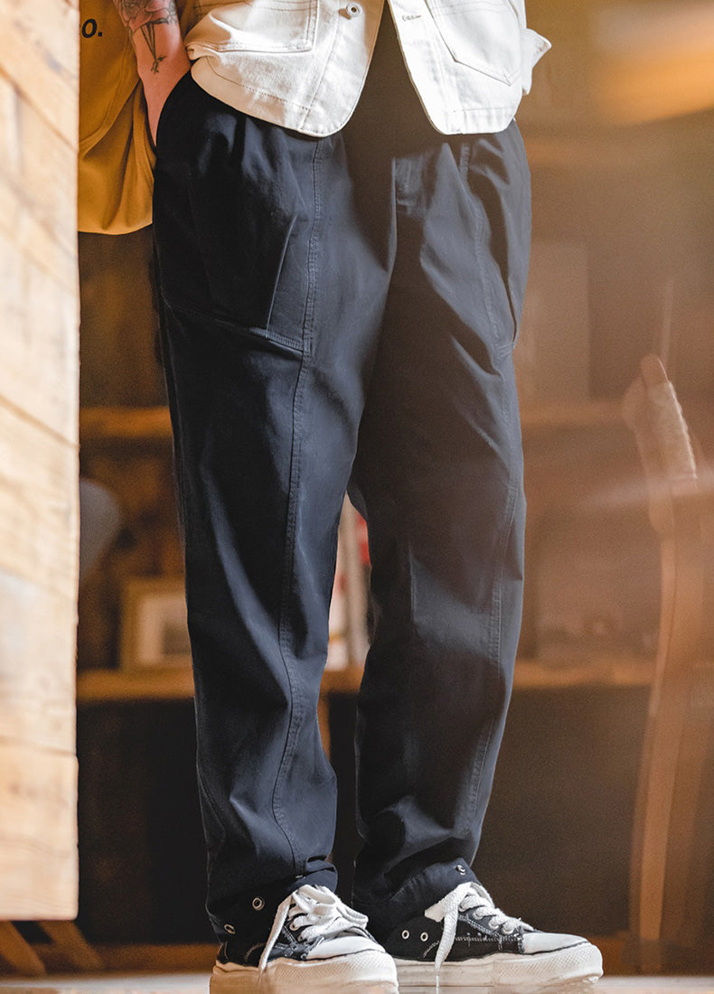 Retro Casual Loose All-match Straight Feet Men's Trousers - Harmony Gallery