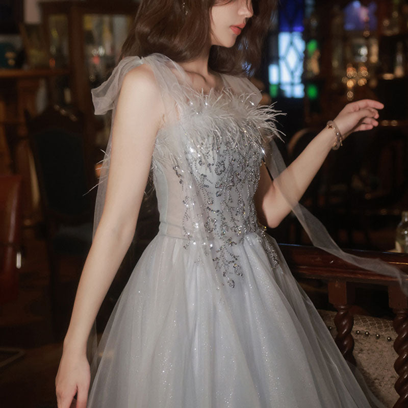 French Luxury Evening High-End Host Super Fairy Women's Dress - Harmony Gallery