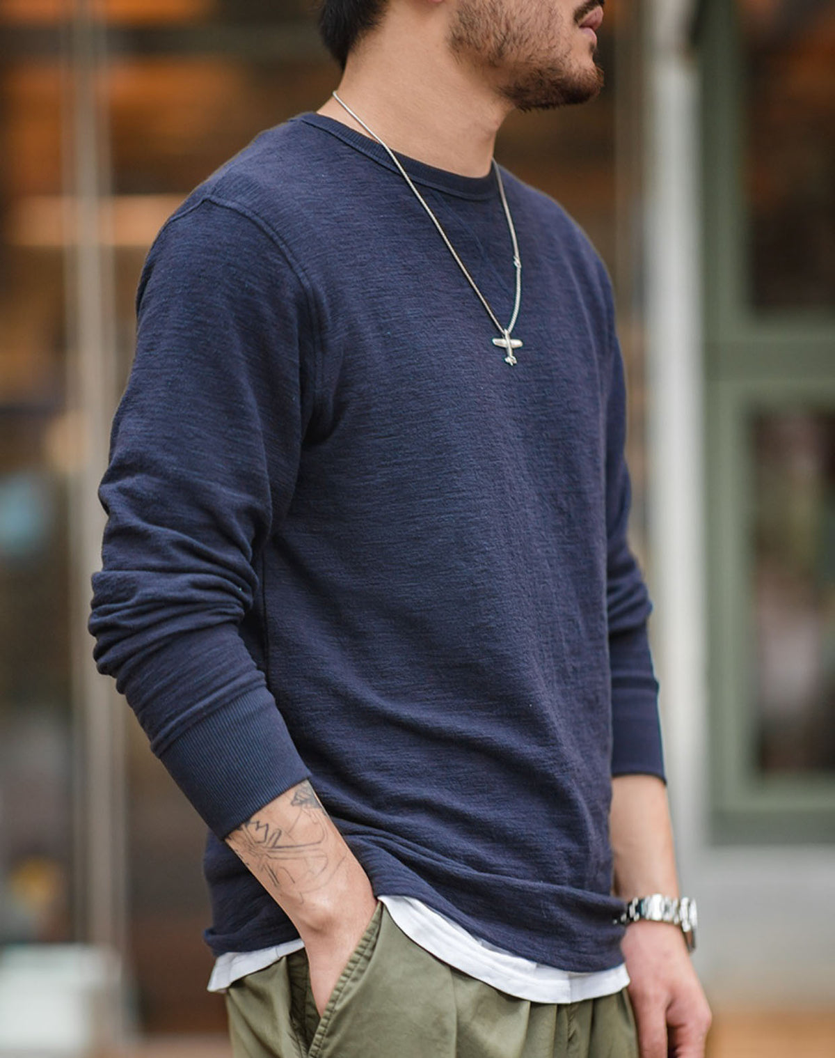 American Retro Three-Dimensional Jacquard Men's Sweater - Harmony Gallery