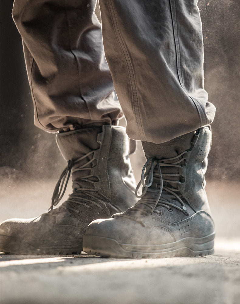 Desert Leather British High-Top Tactical Wolf Outdoor Men's Boot - Harmony Gallery