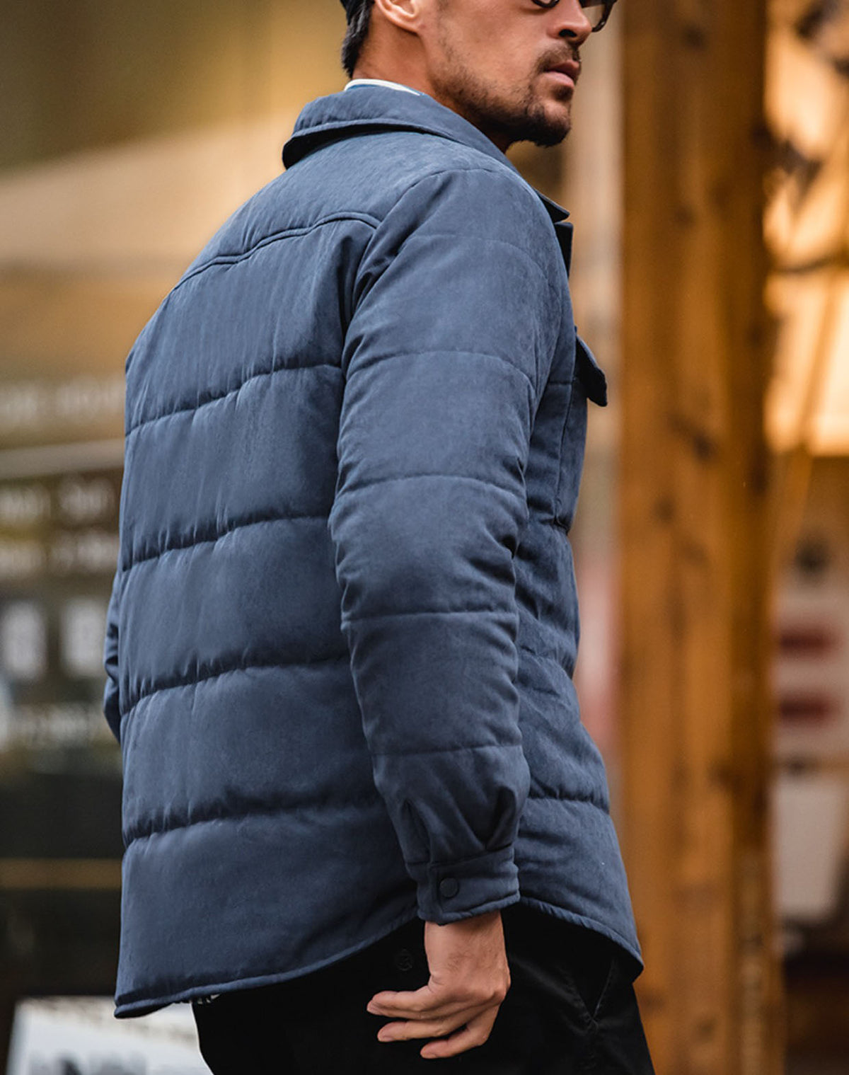 American Casual Double-Sided Cotton Warm Men's Coat - Harmony Gallery