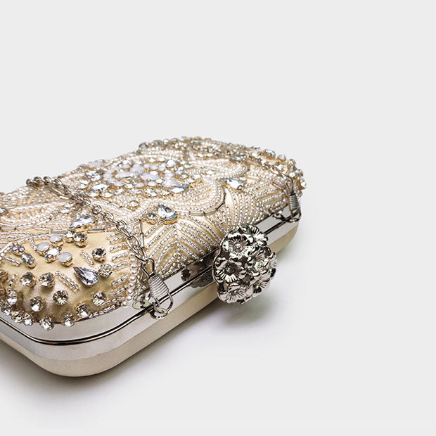 Banquet High Matching Diamond Bride Clutch Bag - Harmony Gallery