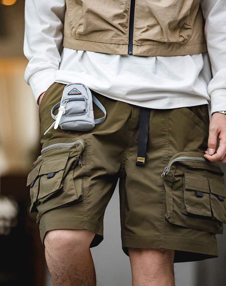 American Mountain Multi-Pocket Functional All-Match Men's Shorts - Harmony Gallery