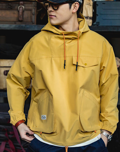 Mountain Outdoor Hooded Windproof Functional Men's Sweater - Harmony Gallery