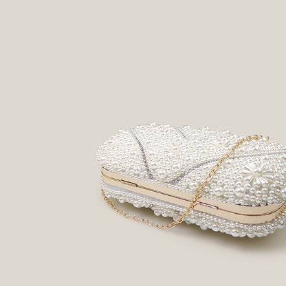 Banquet High-End Pearl Evening Bridal Clutch Bag - Harmony Gallery