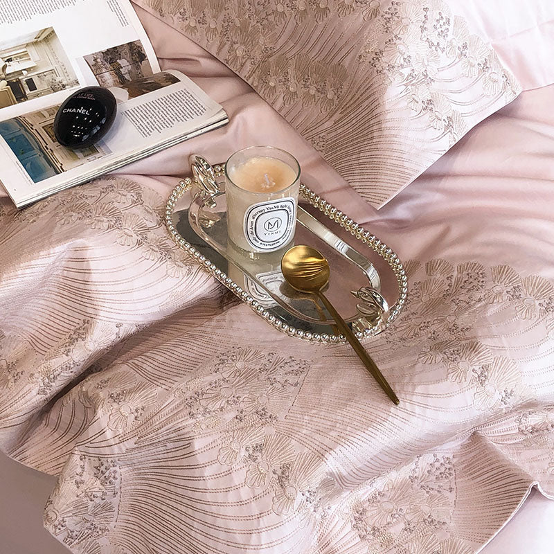 Luxury High-End Embroidery Quilt Cover Villa Bed Set - Harmony Gallery