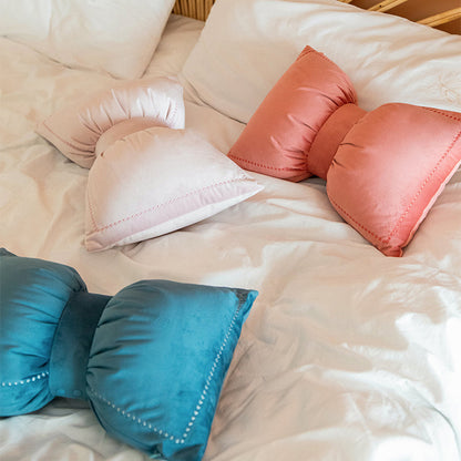 Creative Bow Lumbar Sofa Bedroom Cushion - Harmony Gallery