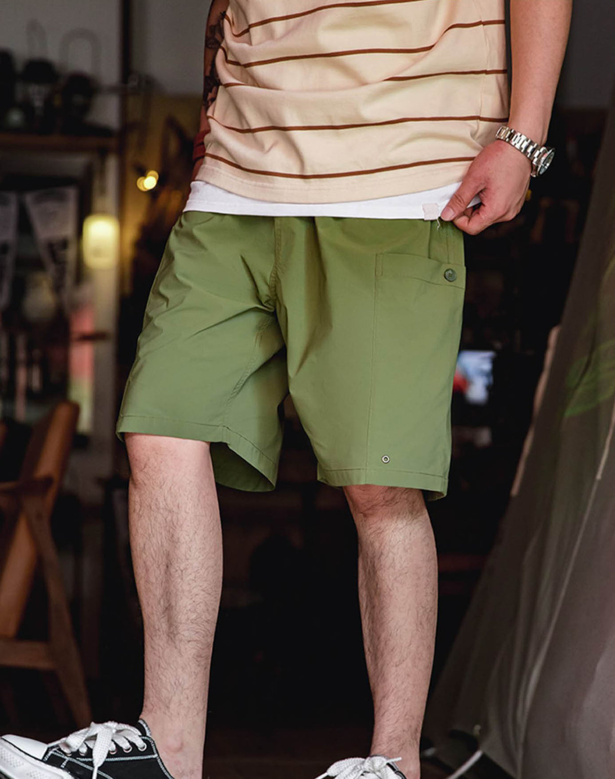 American Straight Loose Big Pocket Casual Men's Shorts - Harmony Gallery