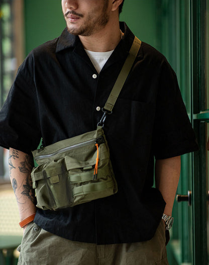 Function Postman Oblique Cross Mountain Men's Waist Bag - Harmony Gallery