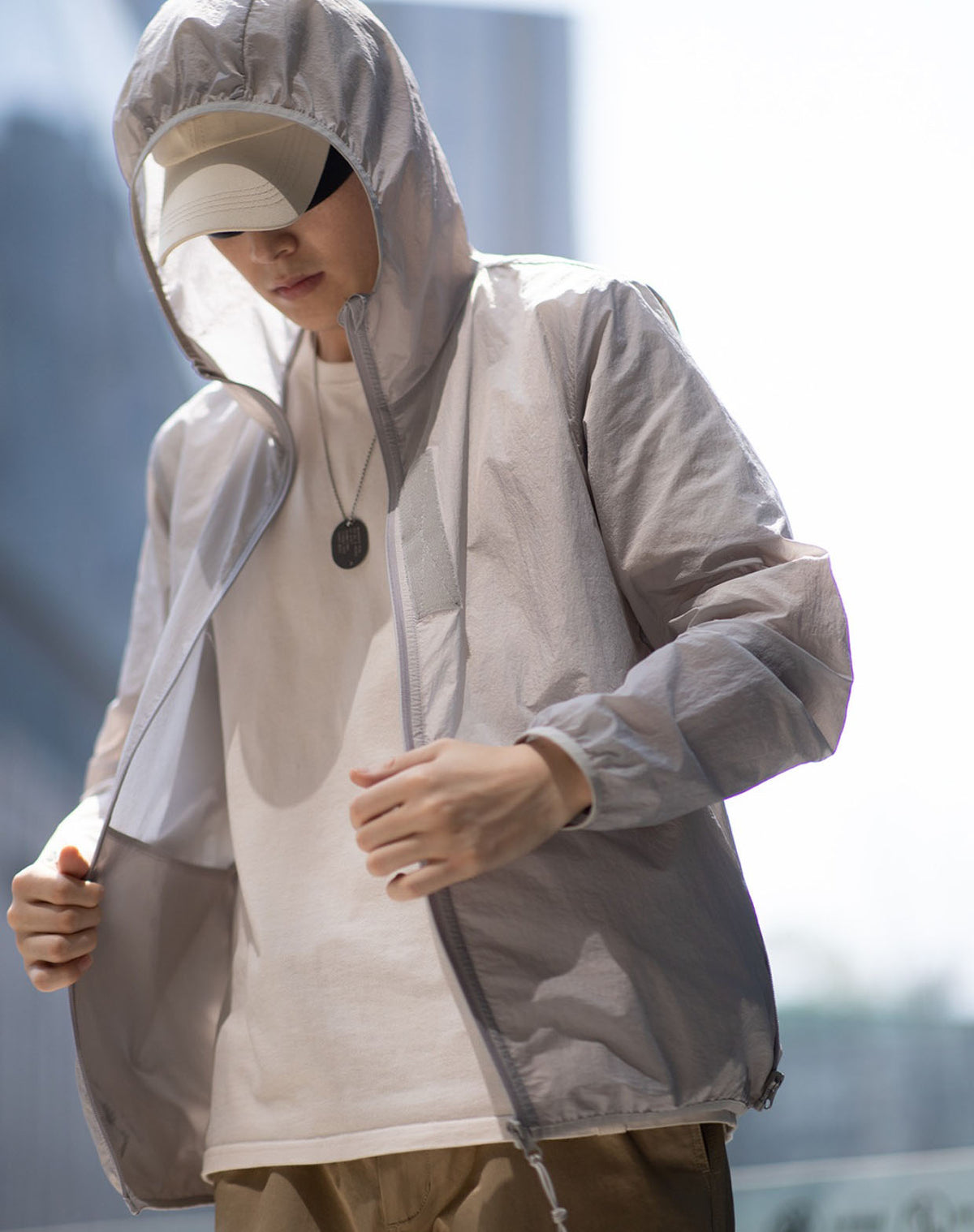Tooling Light and Breathable UPF50 Portable UV Protection Skin Men's Jacket - Harmony Gallery