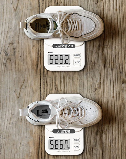 Retro Thick-Soled Small White Sports Men's Casual Shoes - Harmony Gallery