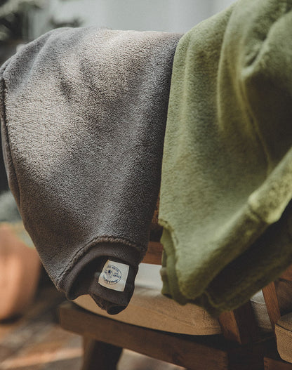 Polar Fleece Warm Hoodless Foldable Men's Sweater - Harmony Gallery