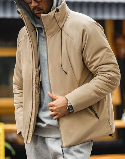 American Casual Warm And Cold-Proof Cotton Men's Coat - Harmony Gallery