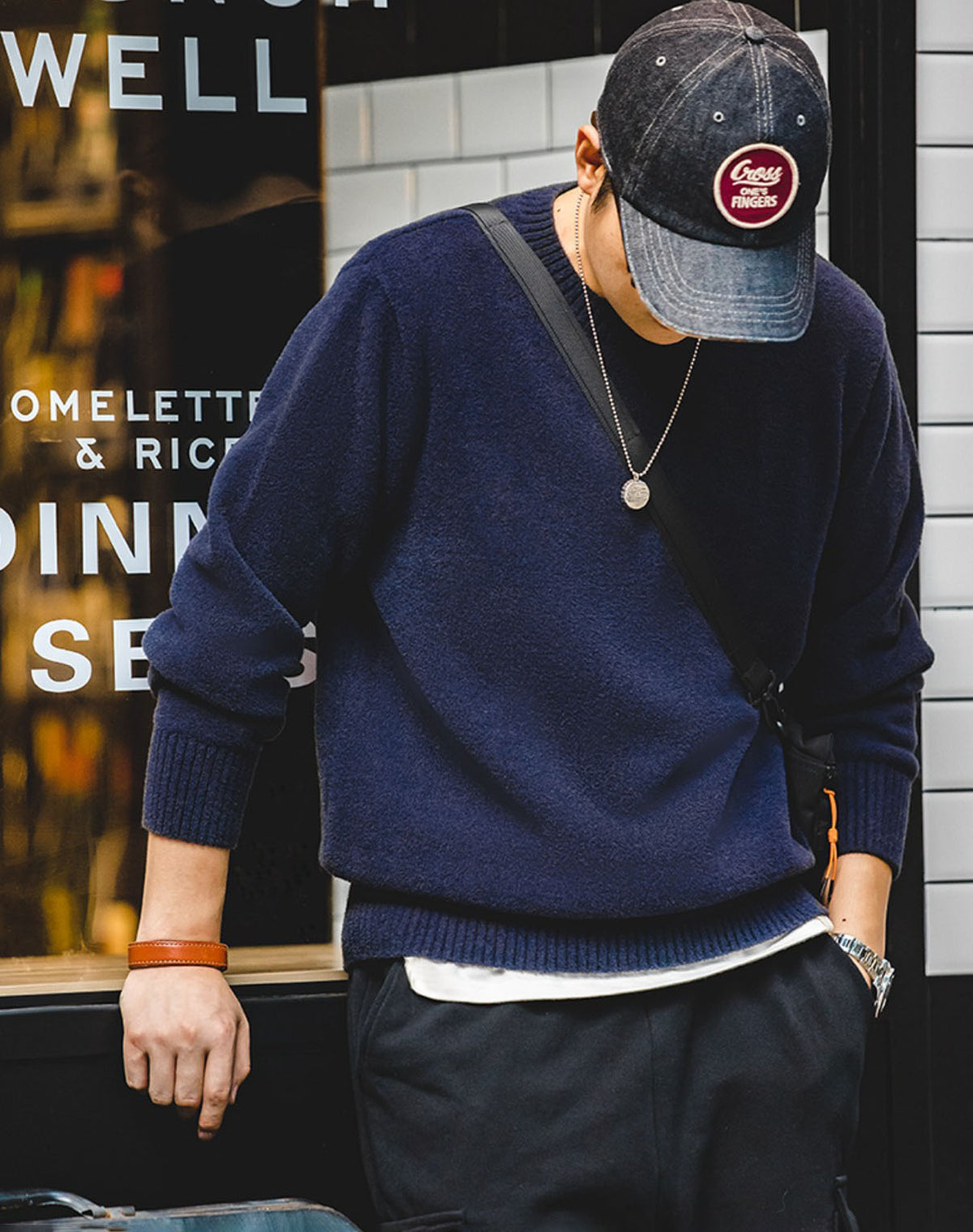 American Casual Velvet Warm Pullover Men's Sweater - Harmony Gallery