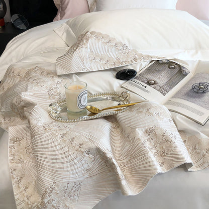 Luxury High-End Embroidery Quilt Cover Villa Bed Set - Harmony Gallery
