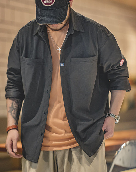 American Casual Mountain Series Pocket Anti-Wrinkle Men's Shirt - Harmony Gallery