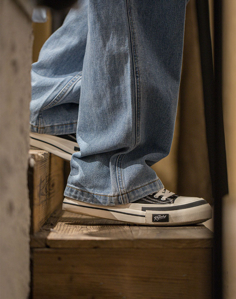 Retro Daily Thick-Soled All-Match Men's Canvas Shoes - Harmony Gallery