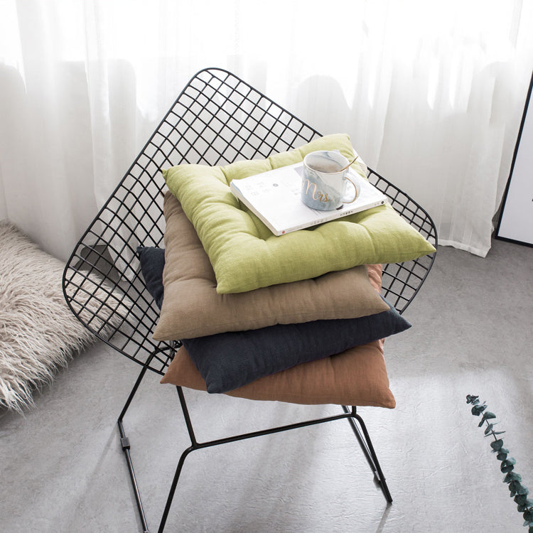Four Seasons Cotton Sedentary Office Chair Futon Cushion - Harmony Gallery