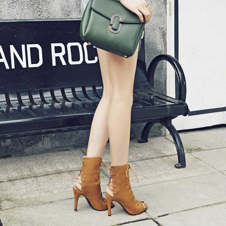 Sexy Summer High Heel Backspace Women's Shoes - Harmony Gallery
