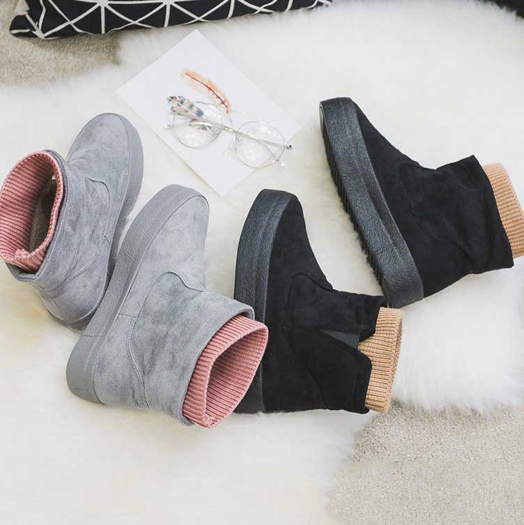 All-Match Casual Winter Short Snow Women's Boots - Harmony Gallery